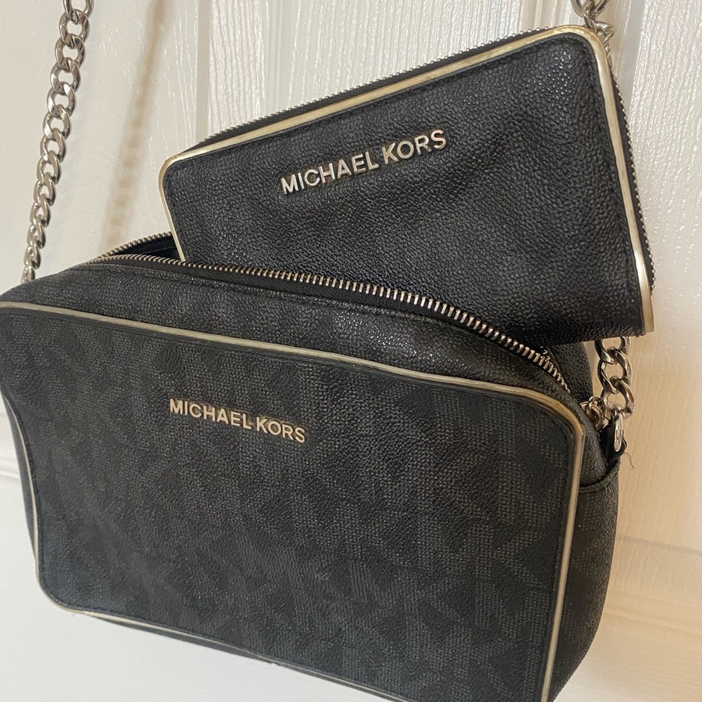 Authentic Michael Kors Wallet And Bag Set - image 1